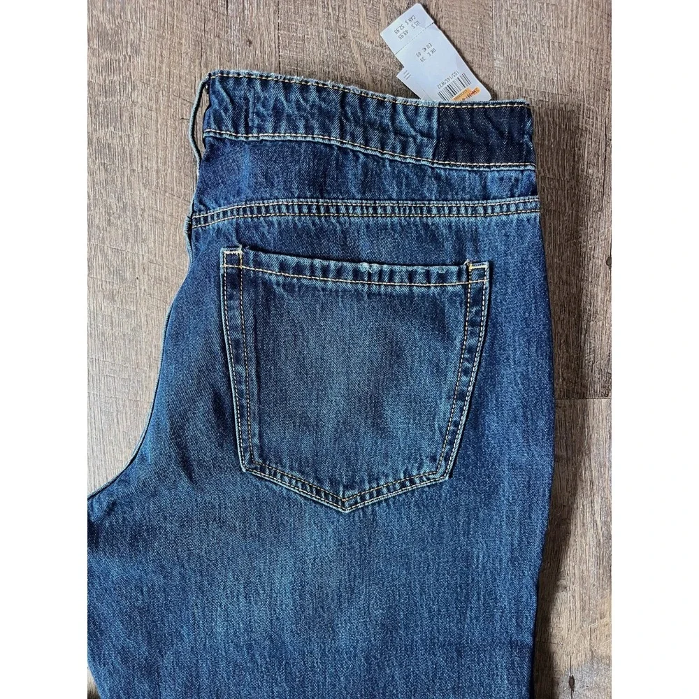 Hollister medium wash Low rise baggy jeans‎ size 14S NWT